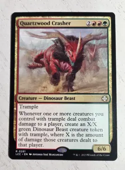 Quartzwood Crasher | Ikoria: Lair of Behemoths | #201 | R | NM - Image 1
