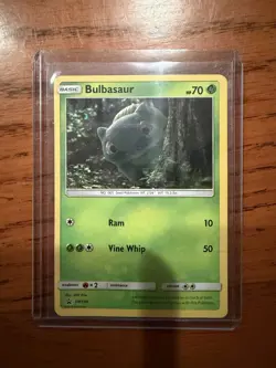 Pokemon Bulbasaur SM198 Sun & Moon Promo Holo 70 HP Basic TCG Card - Image 1