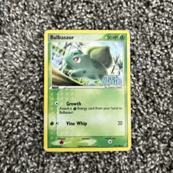 Pokemon TCG Bulbasaur 46/100 EX Crystal Guardians Reverse Holo 50 HP English - Image 1