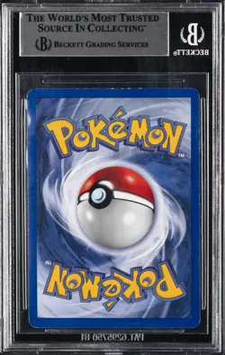 1999 POKEMON BASE SET 1ST ED THICK STAMP #1 ALAKAZAM BGS 8 - Image 2