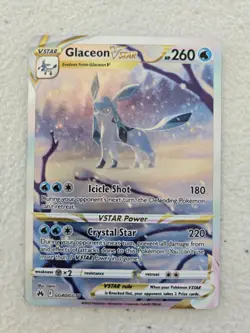 Glaceon VSTAR GG40/GG70 Crown Zenith Pokemon card TCG - Image 1