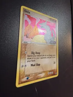 Onix 65/115 LP Holo Rare Print EX Unseen Forces Pokemon Card! 2005 - Image 2