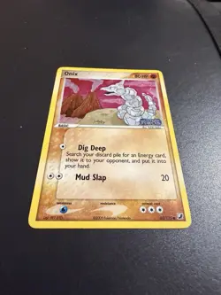 Onix 65/115 LP Holo Rare Print EX Unseen Forces Pokemon Card! 2005 - Image 3