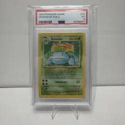 1999 Pokemon Venusaur Holo 15/102 PSA 5 - Image 1