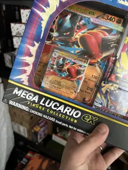 Pokemon TCG Mega Lucario ex Premium Figure Collection Box Factory Sealed In Hand - Image 2
