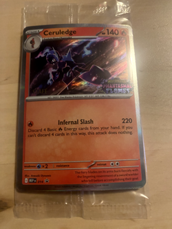 Pokemon TCG - Phantasmal Flames STAFF Prerelease Promos (Set of 4 - Sealed) - Image 1