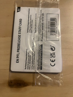 Pokemon TCG - Phantasmal Flames STAFF Prerelease Promos (Set of 4 - Sealed) - Image 2