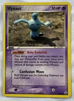 Wynaut Legend Maker 71/92 Yuka Morii NM Pokemon TCG - Image 1