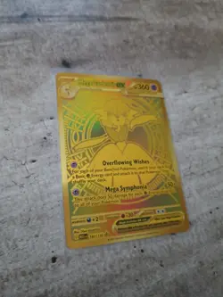 Pokemon TCG Mega Gardevoir EX Mega Hyper Rare Full Art Gold Holo 187/132 Me01 - Image 2