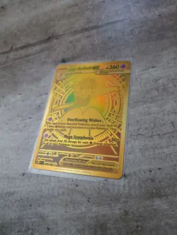 Pokemon TCG Mega Gardevoir EX Mega Hyper Rare Full Art Gold Holo 187/132 Me01 - Image 3