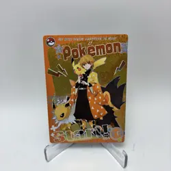 Mengka Pokemon - Zenitsu Pikachu Jolteon Luxio TR-004 - Demon Slayer Crossover - Image 1