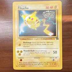 Pokemon TCG Pikachu Kids WB Movie Promo 04/53 50HP 1999 Wotc LP - Image 1