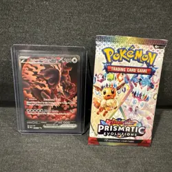 Bloodmoon Ursaluna ex 168/131 Full Art Prismatic Evolutions NM Pokemon - Image 1