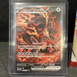 Bloodmoon Ursaluna ex 168/131 Full Art Prismatic Evolutions NM Pokemon - Image 2