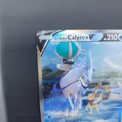 Pokemon TCG Ice Rider Calyrex V 164/198 Alt Full Art Chilling Reign - Image 4