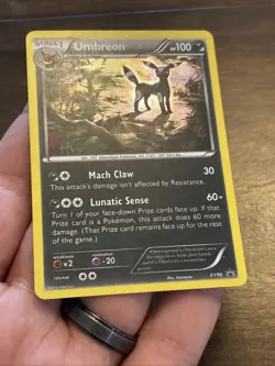 Pokemon Umbreon XY96 Black Star Promo Holo Rare 2016 Wow Foil TCG Mid Era GAS - Image 4