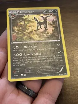 Pokemon Umbreon XY96 Black Star Promo Holo Rare 2016 Wow Foil TCG Mid Era GAS - Image 5