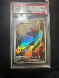 Pokemon TCG Charmeleon 169/165 Scarlet & Violet 151 Illustration Rare PSA 9 - Image 1