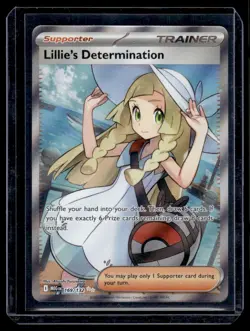 2025 Pokemon Mega Evolutions Ultra Rare Lillie's Determination 169/132 (YanRav) - Image 1