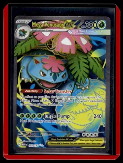 2025 Pokemon Mega Evolutions Ultra Rare Mega Venusaur Ex 155/132 (CF) - Image 1