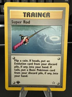 2000 Pokemon Neo Genesis 1st Edition Super Rod #103/111 - Image 1