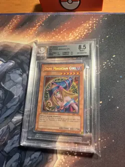 BGS 8.5 - Dark Magician Girl MFC-000 1st Ed. Secret Rare Yugioh NEW CERT - Image 1