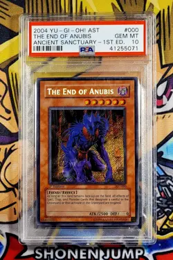 Yu-Gi-Oh! THE END OF ANUBIS 1st Ed Ancient Sanctuary AST-000 PSA 10 Secret - Image 1