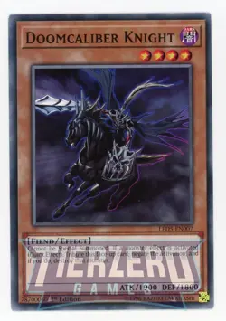 Yugioh Doomcaliber Knight LED5-EN007 Common 1st Edition LP - Image 1
