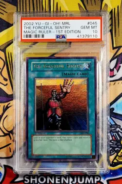 Yu-Gi-Oh! THE FORCEFUL SENTRY 1st Ed Magic Ruler MRL-045 PSA 10 Super GEM MINT - Image 1