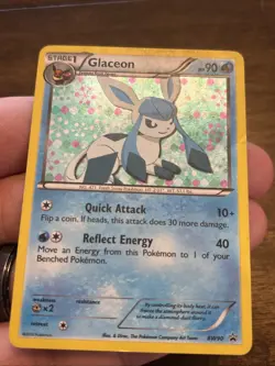 Pokemon TCG Glaceon BW90 Black Star Promo Holo Card Black White 2013 Pokemon - Image 2
