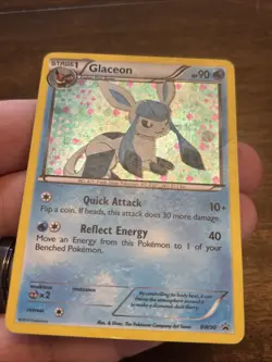 Pokemon TCG Glaceon BW90 Black Star Promo Holo Card Black White 2013 Pokemon - Image 3
