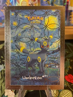 Umbreon Silver Holo Non-TCG Safari 2.0 Starry BOX HIT Textured Pokemon Card - Image 1