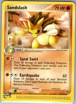 Sandslash 21/100 Non Holo Sandstorm - Pokemon Card - LP - Image 1