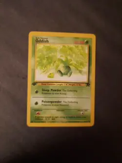 Pokemon Card TCG Oddish 63/82 Team Rocket Regular 1st Edition Card - Image 4
