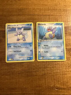 Squirtle and Wartortle Pokemon 9 card Lot- (E Card Series & more) - Image 2