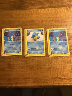 Squirtle and Wartortle Pokemon 9 card Lot- (E Card Series & more) - Image 4