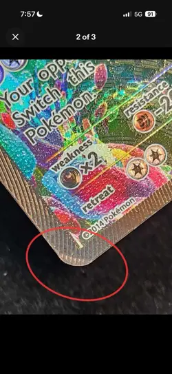 Pokemon TCG XY Phantom Forces Gengar EX Full Art Ultra Rare Card 114/119 - Image 5