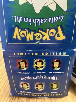 Pokemon Toys - Burger King Gold-Plated Card - TOGEPI (Pokeball & Opened Box) - Image 3