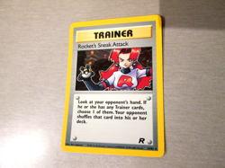 1 x TEAM ROCKET TRAINER CARD,ROCKET'S SNEAK ATTACK. POKEMON CARDS , -HOLO - Image 1