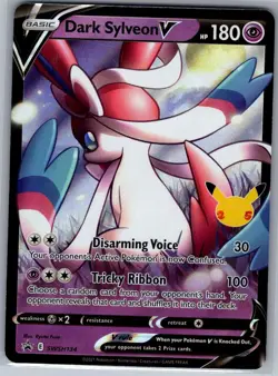 Dark Sylveon V SWSH134 SWSH: Sword & Shield Promo Cards - Pokemon Card - NM - Image 1