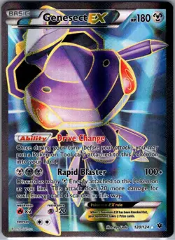 Genesect EX (Full Art) 120/124 XY - Fates Collide - Pokemon Card - NM - Image 1