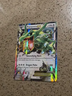Rayquaza EX 75/108 Holo Pokemon Card XY Roaring Skies 2015 Near Mint - Image 1
