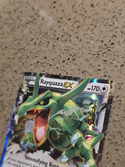 Rayquaza EX 75/108 Holo Pokemon Card XY Roaring Skies 2015 Near Mint - Image 4