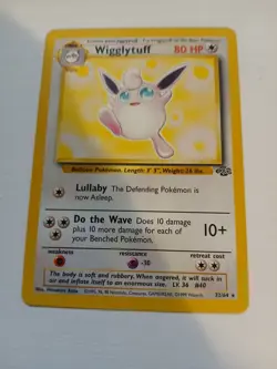 Pokemon TCG Wigglytuff Unlimited Edition Regular Card 32/64 Jungle - Image 1