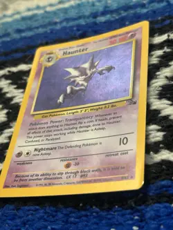Pokemon Haunter Holo Rare Fossil Unlimited 6/62 Card 1999 Wizards of the Coast - Image 2