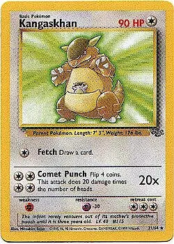 Pokemon Jungle 21/64 Kangaskhan Card - Image 1