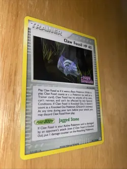 Claw Fossil 91/110 - Holon EX Phantoms Reverse Holo Stamp Pokemon TCG Card LP - Image 2