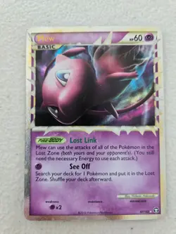 Mew 97/102 HS Triumphant Pokemon card TCG - Image 1