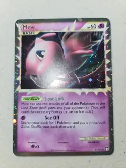Mew 97/102 HS Triumphant Pokemon card TCG - Image 2