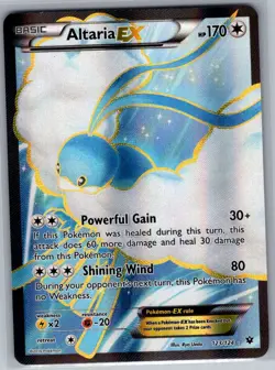 Altaria EX (Full Art) 123/124 XY - Fates Collide - Pokemon Card - NM - Image 1